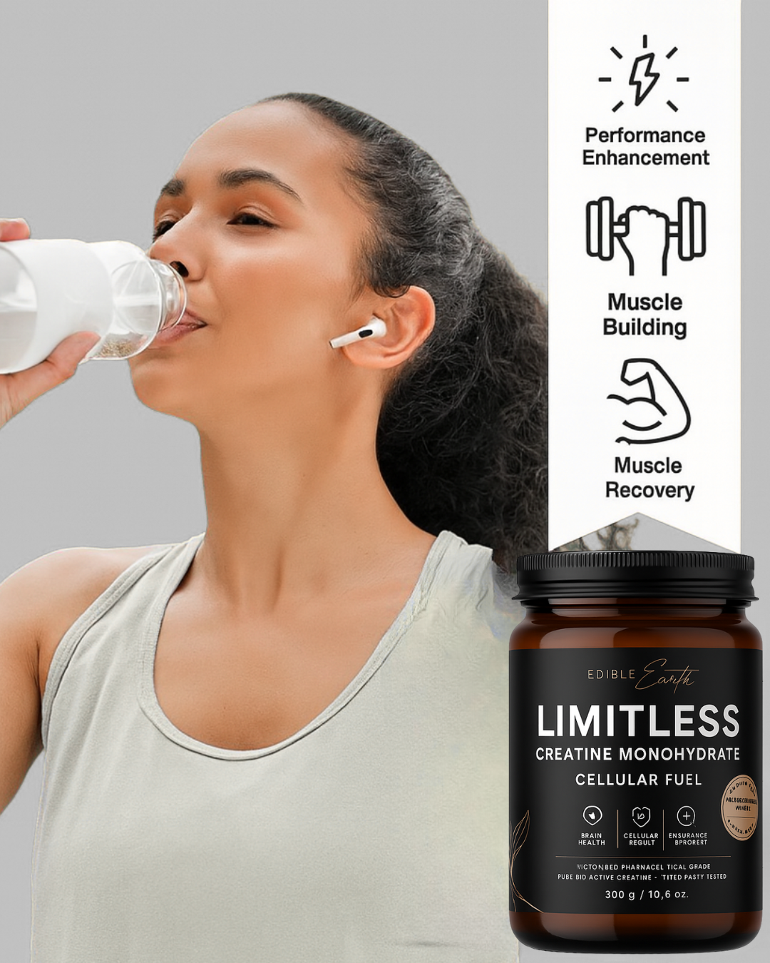 07 LIMITLESS MICRONISED PHARMACEUTICAL GRADE CREATINE MONOHYDRATE