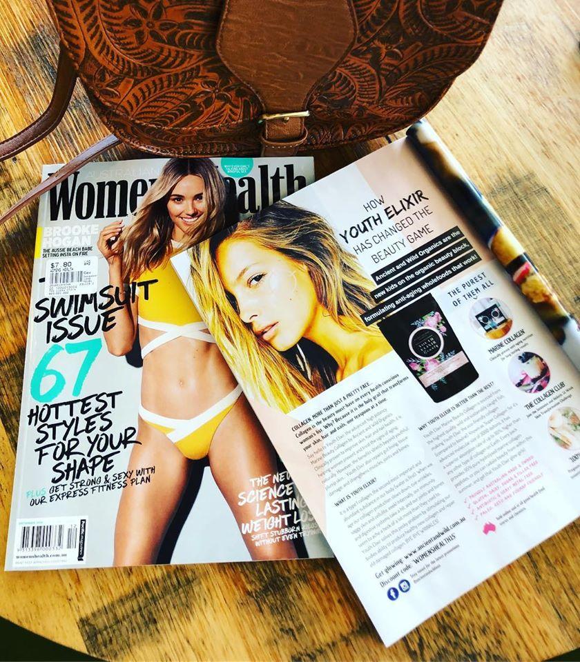 Womens Health Magazine, Australia - Editors review: ''How Youth Elixir Marine Collagen has changed the beauty game''