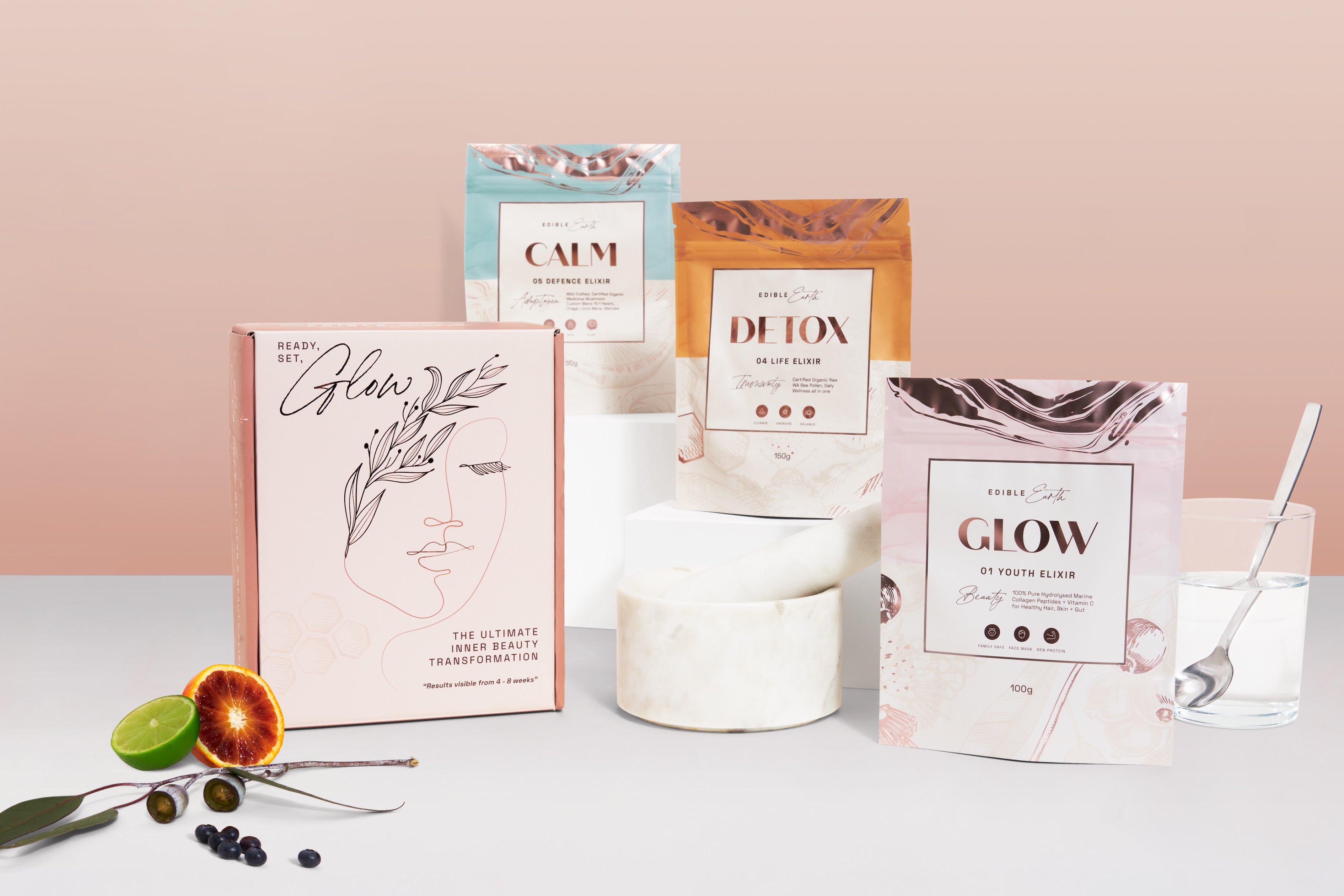 #6 Ready, Set, GLOW Inner Beauty Transformation - EDIBLE EARTH